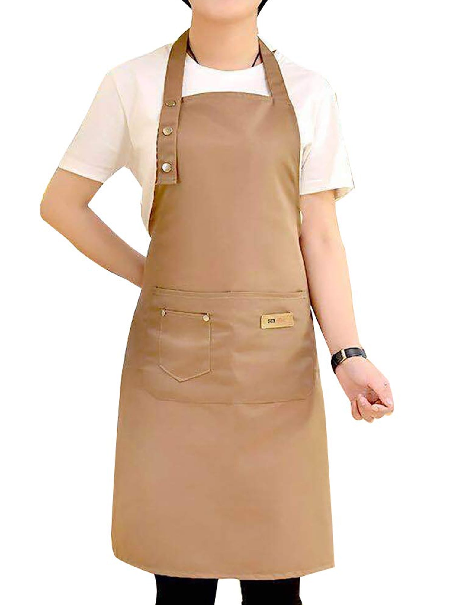 PLAIN APRON WITH POCKET FOR CHEFS BUTCHER HOME KITCHEN COOKING CRAFT BAKING BBQ 
