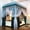 Dark Green, variant on 4 Corners Post Solid Color Bed Canopy Curtain Double Layer-Curtain & Ruffle Princess Mosquito Net 3 Opening Netting for Girls Teens Or Adults Bedroom Decoration, Wine, King