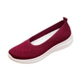 thumbnail image 2 of Willtoo Womens Orthopedic Shoes Work Shoes Breathable Slip on Non Slip House Shoes Knitted Mesh Stretch Soft 2026 Orthopedic Shoes, 2 of 6