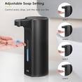 thumbnail image 4 of Eko Aroma Pro Dispensador Automático De Jabón Líquido Sin Contacto De 13.5 Fl Oz, Dispensador De Jabón Recargable Para Manos Y Platos Para Baño Y Cocina, Control De Volumen Ajustable Impermeable (Negr, 4 of 5