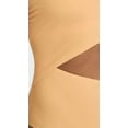 thumbnail image 3 of Tory Burch Women's Solid One Shoulder Cut Out One Piece, Jackfruit, Yellow, Oran, 3 of 3
