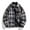 Black, variant on Tawop Mens Jackets Long Sleeve Hoodless Casual Plaid Fall Jackets for Men,Black,3XL