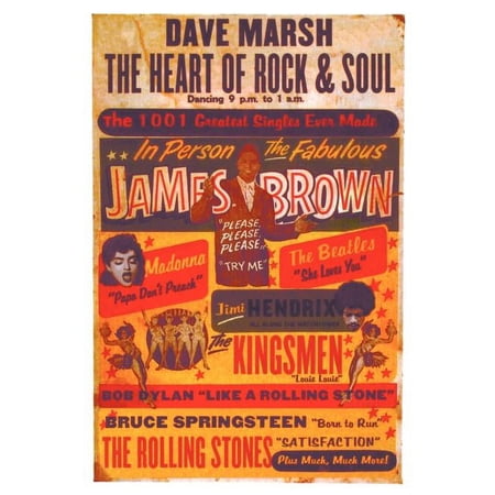 The Heart of Rock & Soul: The 1001 Greatest Singles Every Made, (Paperback)