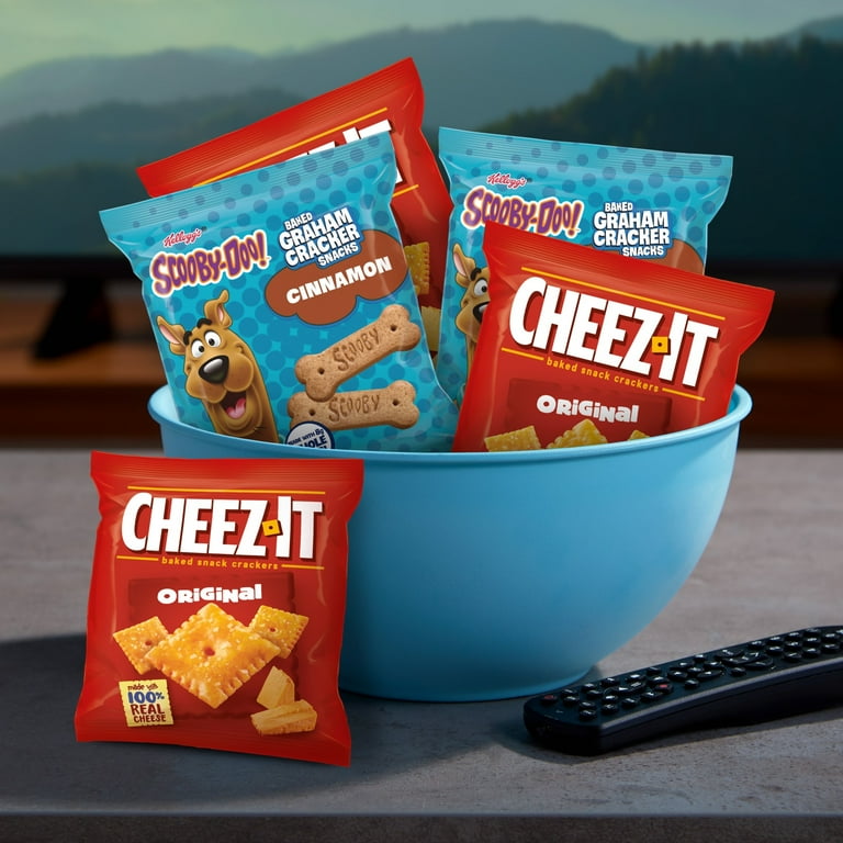 Cheez-It, SCOOBY-DOO! Variety Pack Snacks, Lunch Snacks, 10 Count