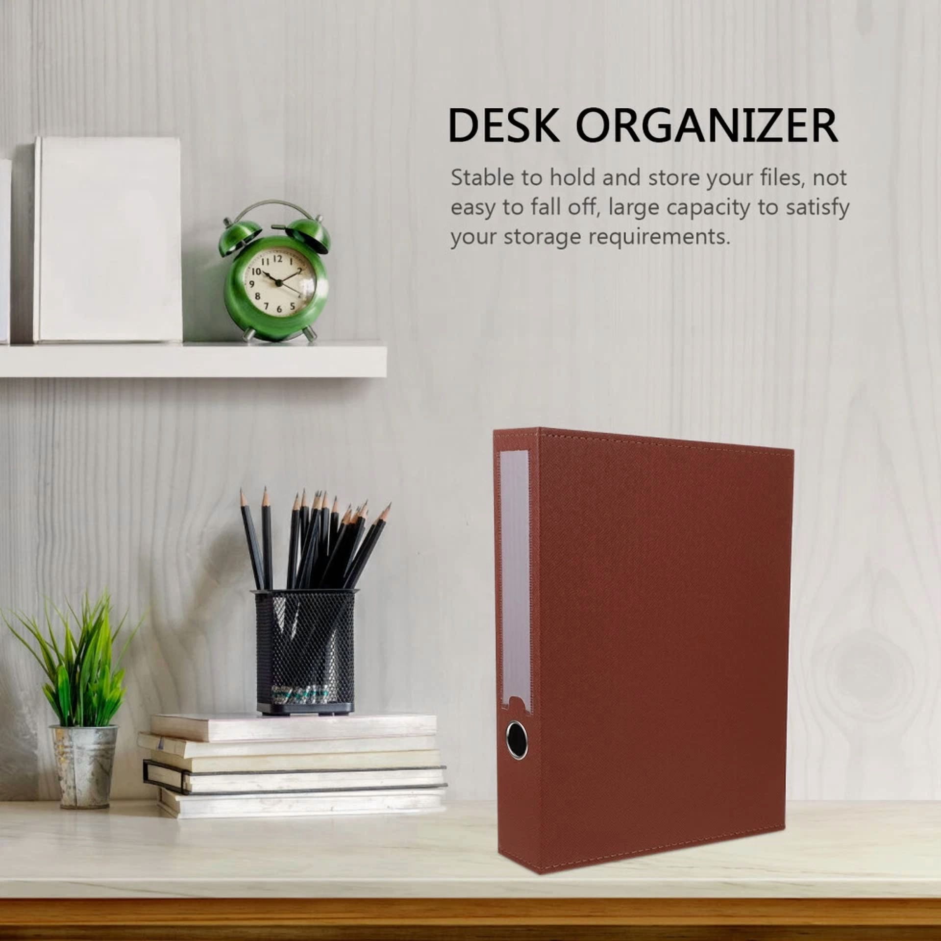 File Box Office Document Organizer Storage Organization Holder For Desk