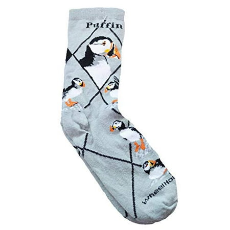 

Wheel House Designs - Puffin On Gray - 10-13