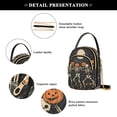 thumbnail image 4 of FORMRS Crossbody Bag for Women Quilted Travel Shoulder Cell Phone Purse with Chain Strap Handbag, Black Halloween Dancing Skeleton, 4 of 7
