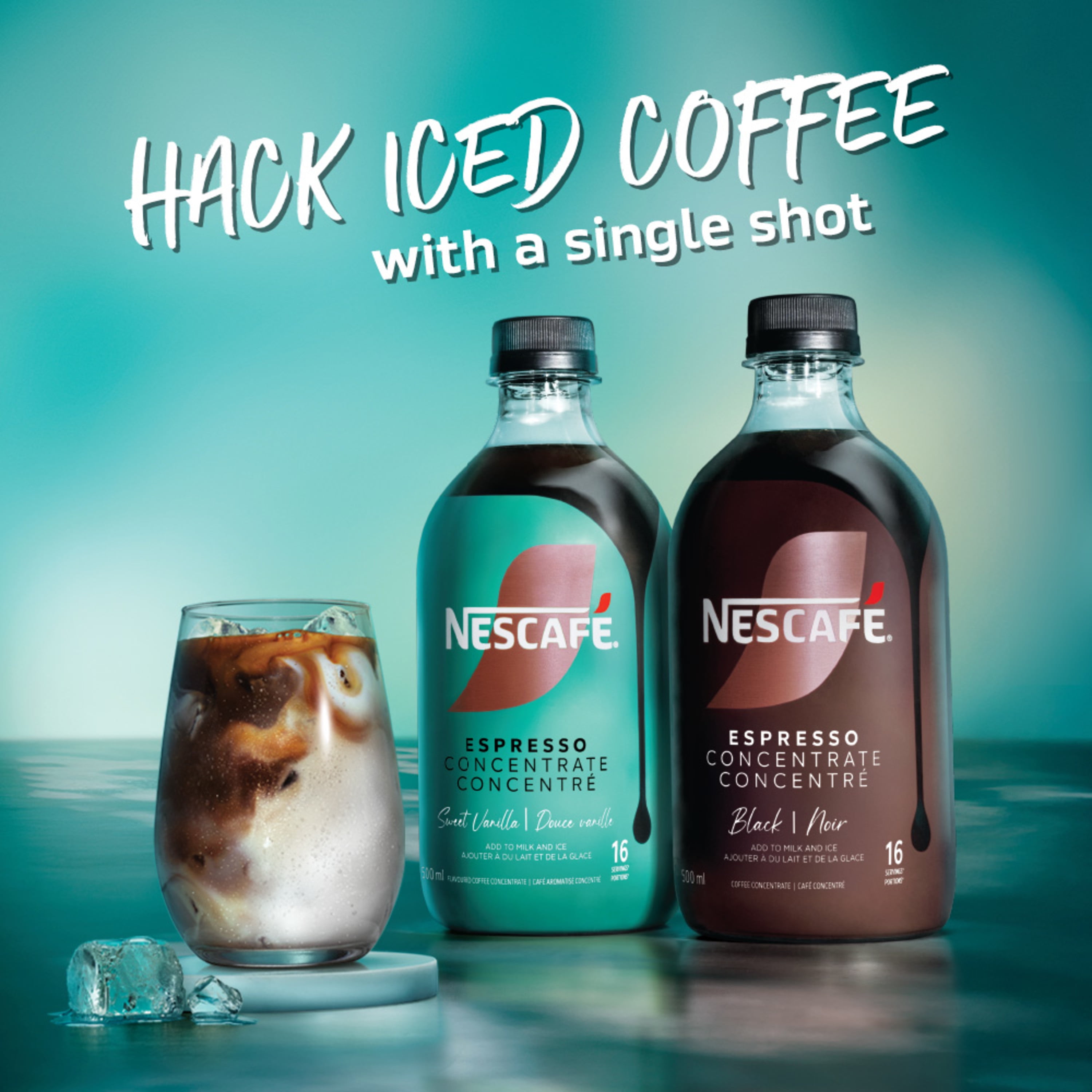 Nescafe Espresso Concentrate Sweet Vanilla, Flavoured Coffee Concentrate
