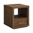 Better Homes & Gardens Steele End Table, Walnut Finish