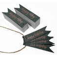 thumbnail image 3 of Inkdotpot Pack Of 50 Happy Birthday Favor Paper Tags Craft Real Rose Gold Foil Hang Tags, 3 of 6
