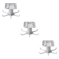 thumbnail image 4 of Maytalsory 360 Degrees Rotated Hook Self-adhesive with 6 Home Bag Rack Hanger Multi-purpose Accessory Ties Hooks Hanging Household Gray 3Set, 4 of 6