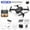 Black White, variant on Folding Drone Aerial Photography Long-endurance Quadrotor 5000000 Single Camera
