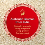 Authentic Royal Naturally Aged Indian White Basmati Rice, Long-Grain, Gluten-free - 20 lb. Bag