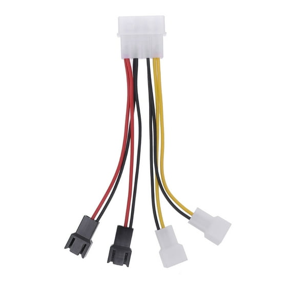 Extention Cables for Fan Fan Cables Pin PWM Fan Control Multiple Fan Regulation Computer Case Fan Fan Splitter