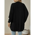 thumbnail image 6 of PTHTECHUS Womens Cardigan Open Front Sweater for Women No Button Knit Cardigan Casual Long Sleeve Outerwear with Pockets, 6 of 7