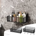 thumbnail image 1 of Fiudx Ofertas De La Semana Cesta De Metal Cesta De Pared Para Almacenamiento Cesta De Artículos Diversos Estante De Condimentos De Cocina Cesta De Artículos De tocador De Ducha Accesorios De Cocina C, 1 of 6