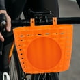 thumbnail image 4 of Mobutofu Detachable Orange Plastic Bike Storage Basket for Kids Multifunctional Design Durable Easy Installation Large Capacity, 4 of 8