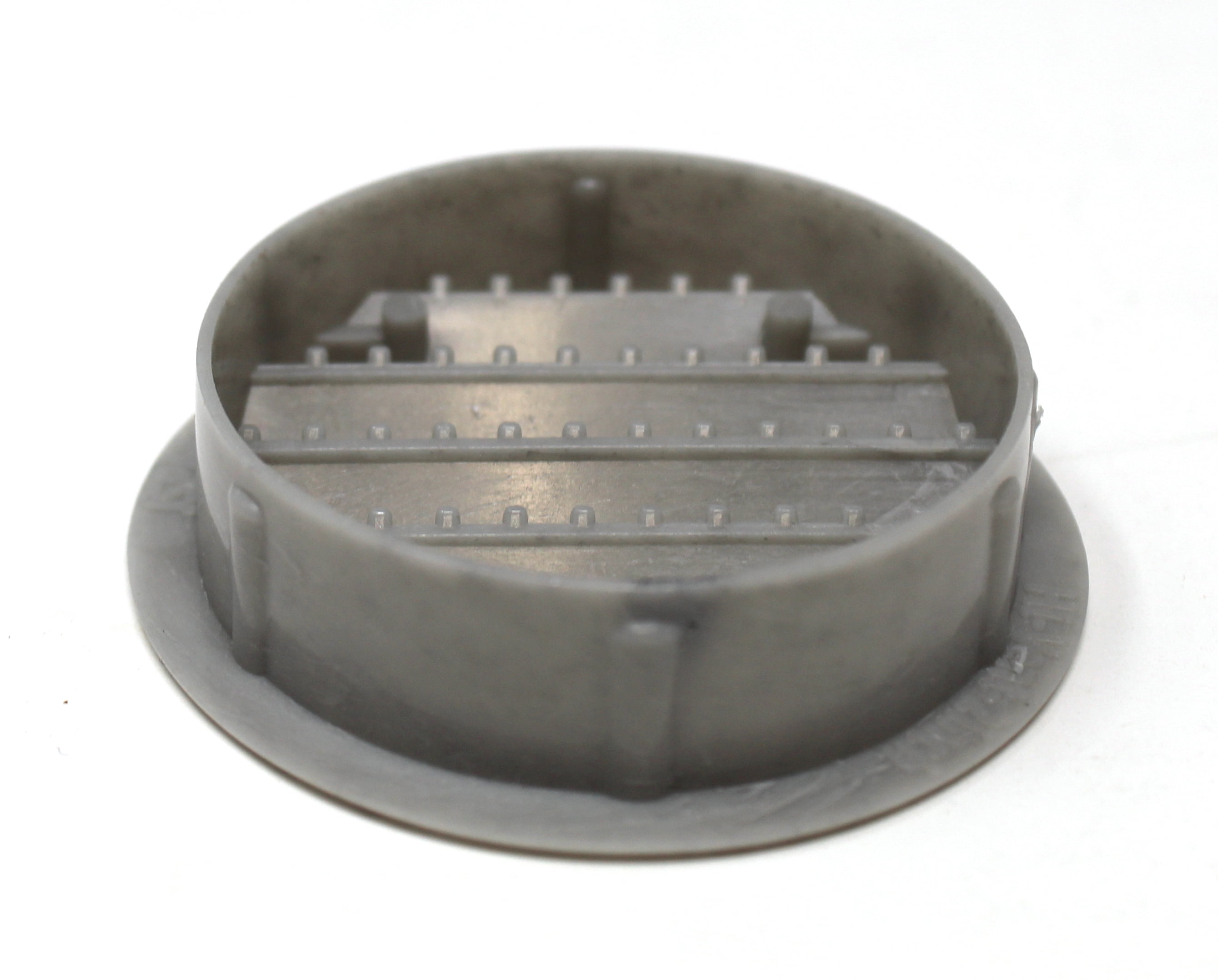 16 Pack 3" Grey Round Plastic Louver Soffit Air Vent