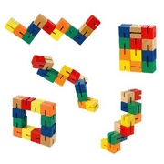 Fidget Toys, Set of 4 Wooden Fidget Toys