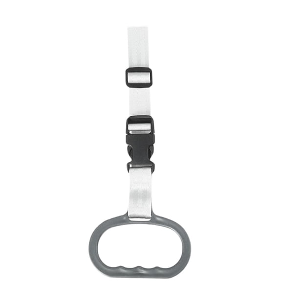 Asidero auxiliar universal para asiento trasero de coche, cómodo y práctico. Gris