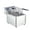 12l Oil Capacity Basket Without Timer, Non-Folding Back, With Handle., variant on Accreate Commercial Deep Fryer, Stainless Steel Electric Fryer with Basket, Lid & Overheat Protection for Restaurants & Home Kitchens