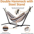 thumbnail image 3 of Sin Hanging Chair Swing Hammock Anti - Rollover Canvas Hammock, 3 of 5
