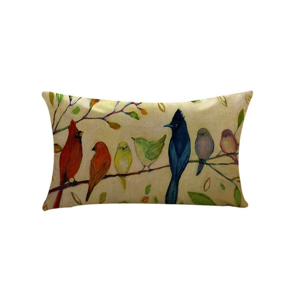 Jusqu'à 65 % de Rabais sur la Housse de Coussin Décorative Carrée en Lin pour Lit SMihono