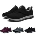 thumbnail image 5 of Walking Boots Womens Mens Comfort Athletic Fleece Lined Warm Slip on Winter Snow Work Ankle Booties, 5 of 7