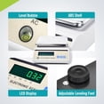 thumbnail image 4 of Lab Analytical Balance 1000g x 0.01g High Precision Scale with LED Display for Kitchen Pharmacy Jewelry, 4 of 7