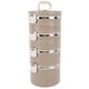 thumbnail image 5 of 3.3L De 4 Niveles Lonchera Aislada, Contenedor De Alimentos De Acero Inoxidable 304, Caja De Almuerzo Redonda Apilable Portátil Con Cuchara De Horquilla Para Adultos Mujeres, A, 5 of 7