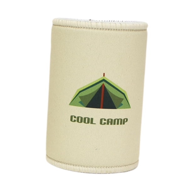 Bolsa de neopreno para botella de agua, funda para botella de playa, para viajar y caminar al aire libre Caqui bajo