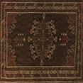 thumbnail image 1 of Ahgly Company Indoor Square Persian Brown Traditional Area Rugs, 4' Square, 1 of 4