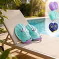 thumbnail image 1 of Vacemry 3 Pcs Pagaies de Natation à Main, Sangles Élastiques Réglables Équipement d'Entraînement à la Natation, Pagaies Réalistes Résistantes à l'Eau pour Adultes Enfants Débutants Piscine Eau Libre Entraînement à la Natation Exercice, 1 of 9