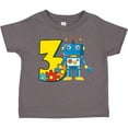 thumbnail image 3 of Inktastic 3rd Birthday Robot Boys or Girls Toddler T-Shirt, 3 of 5