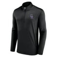 thumbnail image 2 of Men's Fanatics Black Colorado Rockies Underdog Mindset Quarter-Zip Jacket, 2 of 3