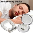 thumbnail image 3 of Dispositivo magnético antirronquidos, Clip nasal para dejar de roncar, fácil respiración, ayuda para dormir, protector de Apnea nocturna, 1/2/3/4 Uds., 3 of 4