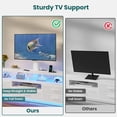 thumbnail image 4 of Afuhokles TV Stand with Mount for 32/55/65/70 inch TVs with Power Outlets and Storage, Entertainment Center with Storage for Living Room, White, 4 of 7
