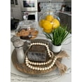 thumbnail image 7 of Wood Bead Garland - Natural Wood String Beads for Coffee Table Decor, 7 of 7