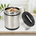 thumbnail image 3 of Picnic Barriles de aislamiento de acero inoxidable Multi-capas Almuerzo Contenedor Caja (1.7L), 3 of 8