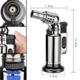 thumbnail image 4 of Metal Turbo Gas S Kit Ing Adjable Flame Ful Gun For Men, 4 of 5