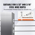 thumbnail image 6 of KFFKFF 121 Pack T316 Stainless Steel Protector Sleeves specifically designed for 5/32" and 3/16" Wire Rope, 6 of 9