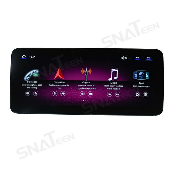SNATEEN 12.3 inch Touch Screen Car Radio for Mercedes-Benz CLS 2009-2015 GPS Navigation Multimedia Video DVD Carplay Stereo Receiver Head Unit