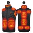 thumbnail image 2 of Zone 11 Heating Zones Electric Heated Vest Men And Women Winter Outdoor Heated Sleeveless Jackets Warm Clothes USB Charging Coat, 2 of 9