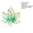 thumbnail image 7 of Hyasfey Women Brooch Sunflower Maple Leaf Apricot Leaf Clothes Pin Realistic Electroplated Polished Exquisite Prom Party Coat Shirt Dress Brooch, 7 of 7