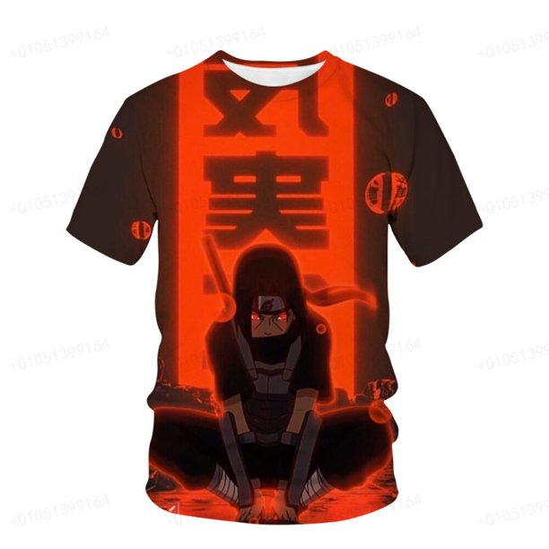 Camiseta de dibujos animados para niños y niñas, camiseta con estampado 3D de Naruto para niños, camiseta de manga corta de verano para hombres, camiseta de moda de verano New2XL heqiyong CONDUJO