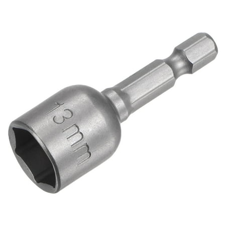 

Uxcell Quick-Change Nut Driver Bit 1/4 Hex Shank 13mm Magnetic Nut Setter Drill Bits 1.89 Length Metric