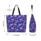 thumbnail image 5 of Disketp Skull daisy purple Bolsa Tote Estampada para Mujer, Bolso de Hombro y de Mano para Compras y Viajes, 5 of 8