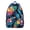 Palm Inspired Tr, variant on Boho Vintage Paisley Pattern Canvas Backpack, Artistic Floral Ethnic Travel Daypack for Women, Mandala Style Bookbag