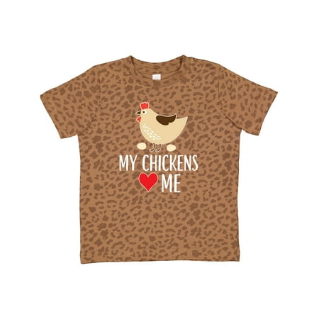 

Inktastic My Chickens Love Me Gift Toddler Boy or Toddler Girl T-Shirt