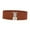 Brown, variant on Wide Elastic Belt Female Simple Decoration Cinch Dress Belt for Women Ladies Brown